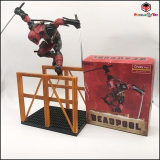 Model Figure Deadpool Crazy Toy Tall 20-25CM โมเดลฟิกเกอร์ เดธพลู เครซี่ทอยสูง 20-25 เซ็น