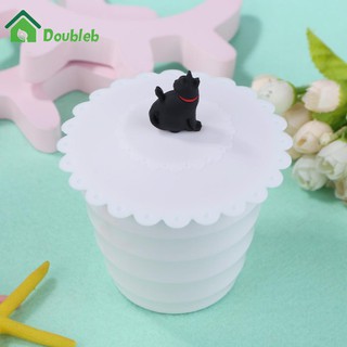  COD!ready stockCute Cat Cup Cover Dustproof Leakproof Tea Coffee Sealed Lids Cap