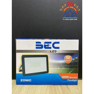 BEC-โคมฟลัดไลท์ ZONIC 50W/WW  LED