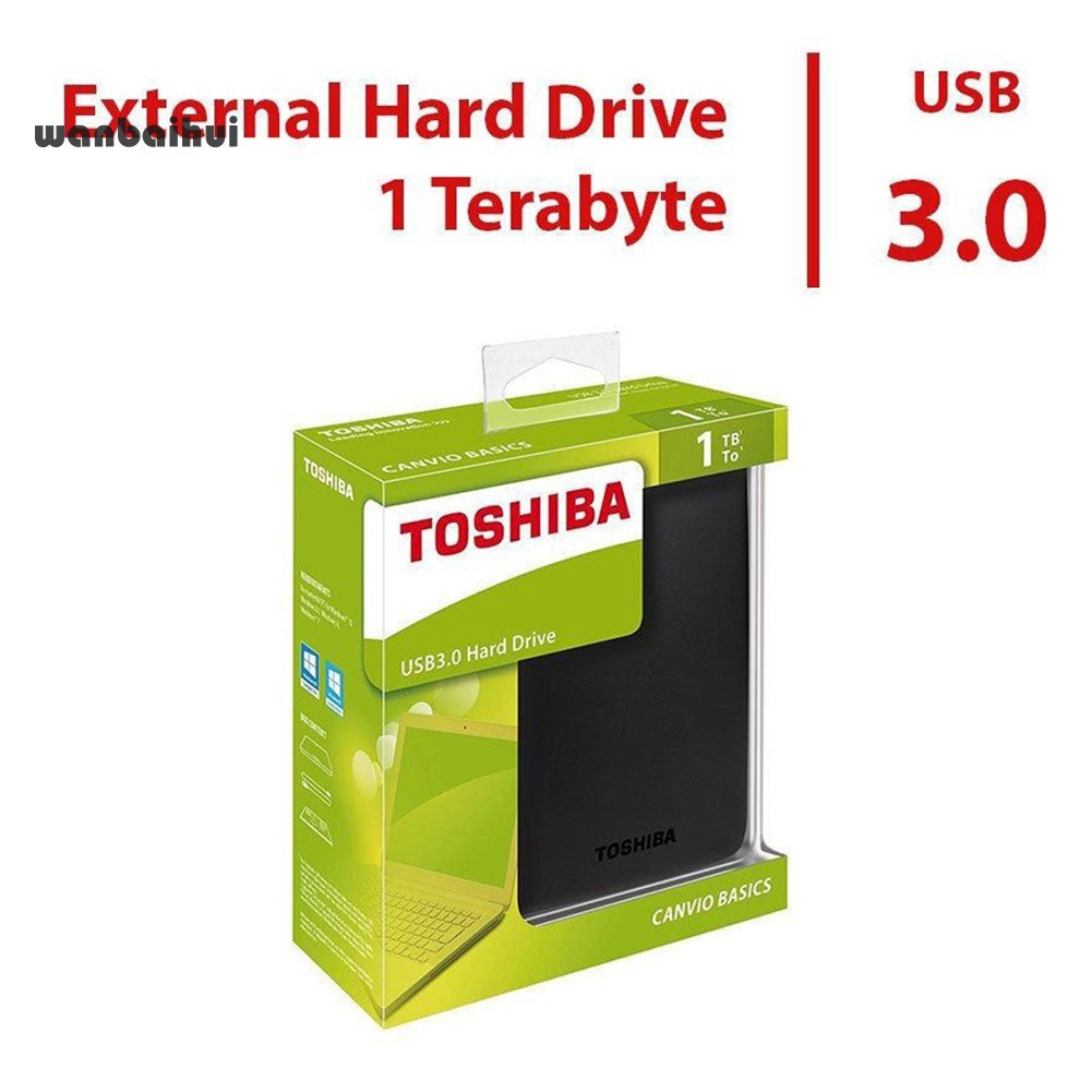 2021 NEW TOSHIBA 500GB/1TB/2TB High Speed USB 3.0 External Hard Disk Drive