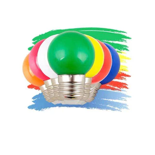 หลอดปิงปอง LED 3W ขั้วE27 มีให้เลือก 5สี สีแดง / สีเขียว /สีน้ำเงิน / สีเหลือง / สีวอร์มไวท์