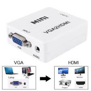 💗ตัวแปลง VGA2HDMI Converter Mini Adapter 1080P💗