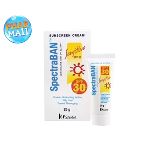 SpectraBAN สเปคตร้าแบน SPF 30 ขนาด 20 กรัม. ผลิตภัณฑ์ป้องกันแสงแดดผิวหน้าและผิวกาย