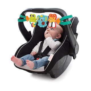 Playgro แถบติดรถเข็นสุดน่ารัก Travel Trio Musical Pram Tie