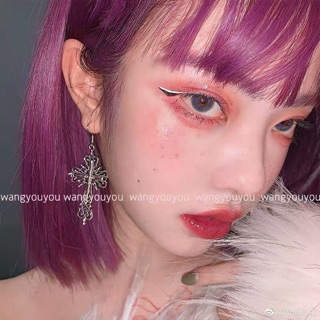 🔥Sale🔥ต่างหูรูปไม้กางเขน Cross Gothic Earrings พร้อมส่ง