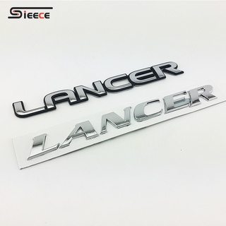 สติ๊กเกอร์โลโก้ Abs Chrome Lancer สําหรับติดตกแต่งรถยนต์ Mitsubishi