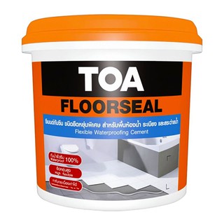 ซีเมนต์กันซึมยืดหยุ่นผสมเดี่ยวTOA Floorsealขนาด4kg.