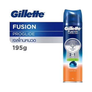 ใบมีดโกน มีดโกนหนวด Gillette Fusion Proglide Gel Shaving 195G Cooling 1 X6