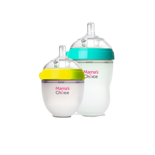 Mama’s Choice ขวดนมเด็ก ขวดนมคอกว้าง ป้องกันอากาศเข้า กันสำลัก foodgrade - Anti Colic Baby Bottle