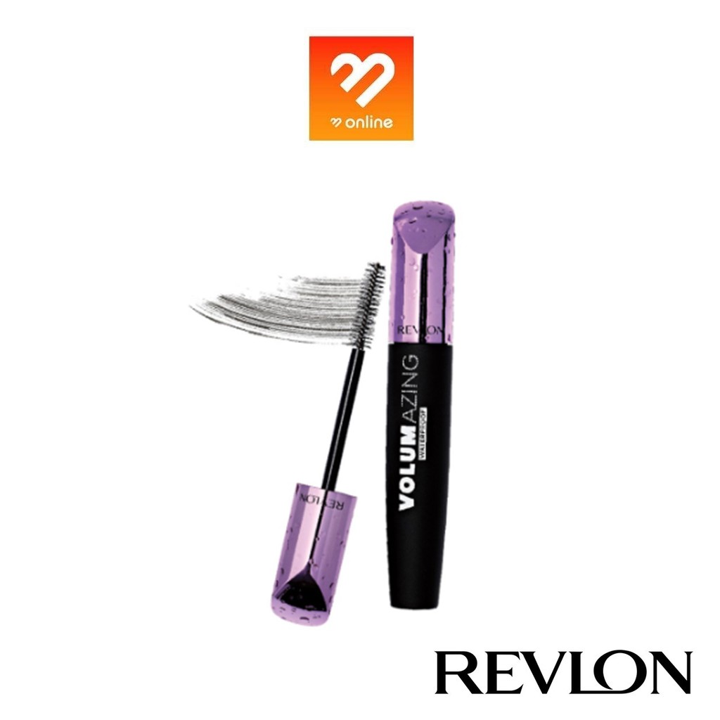 Boombeautyonline | (ฝาสีม่วง) Revlon Volumazing Waterproof Mascara เรฟลอน วอลุ่มแมซซิ่ง วอเตอร์พรูฟ มาสคาร่า(ฝาสีม่วง)