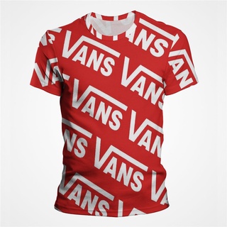 เสื้อยืด คอกลม พิมพ์ลายกราฟฟิค vans 3 มิติ เป็นที่นิยม สําหรับเด็กผู้ชาย และเด็กผู้หญิง