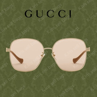 Gucci/ GG/ สะพานจมูกต่ำ การออกแบบที่ลงตัว แว่นกันแดด