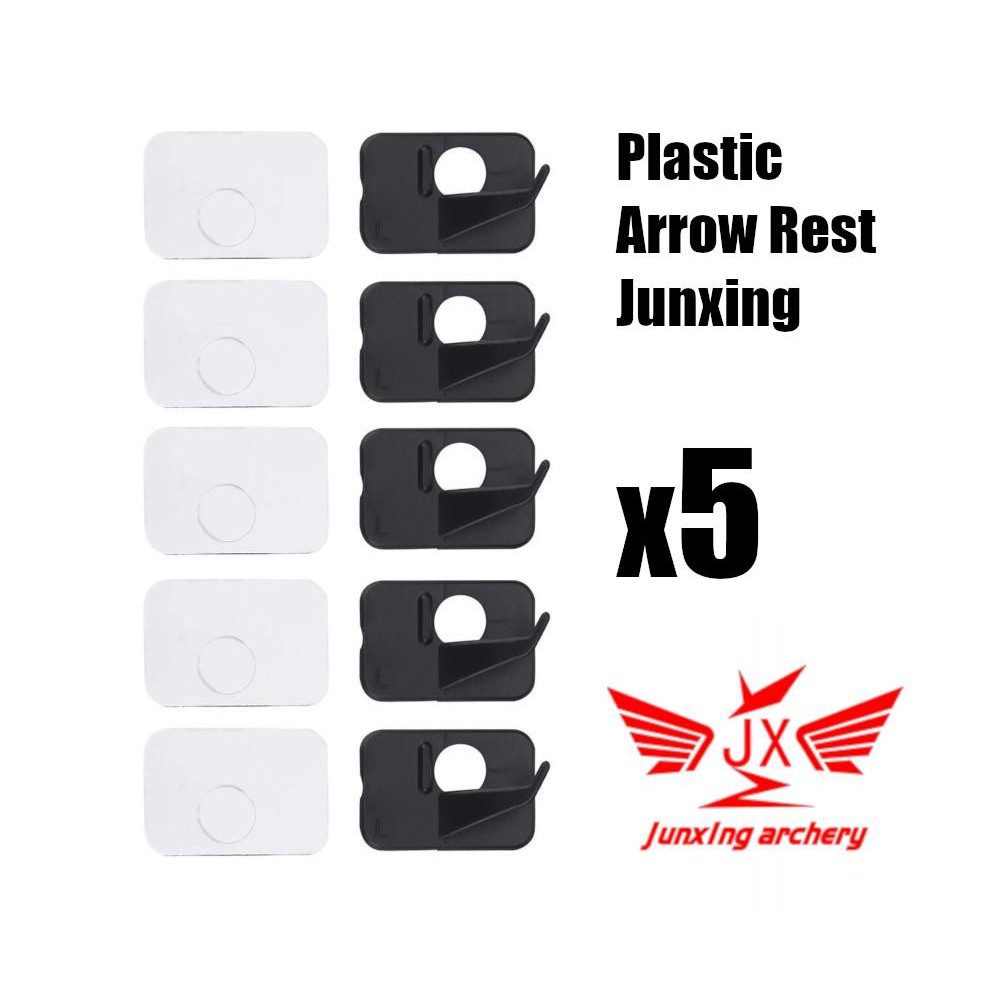 [มือขวา RH] 5x ธนู Plastic Archery Arrow Rest for Recurve Bow Junxing Code:JX817 Color: BLACK