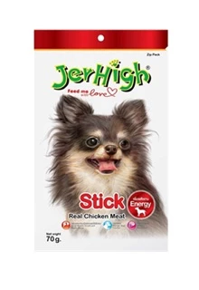 Jerhigh ขนมสุนัขอร่อยๆ แจ้งรสได้เลยนะคะ 50g- 70g