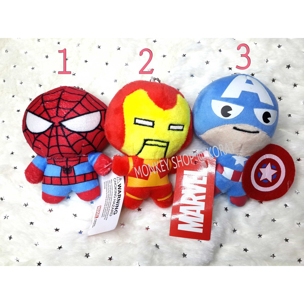 🌈 #18 พวงกุญแจ superhero พวงกุญแจ avengers ซุปเปอร์ฮีโร่ superhero iron man spiderman Captain Americ