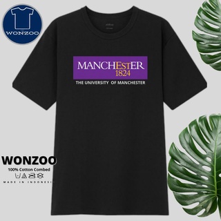 เสื้อยืด UNIVERSITY OF MANCHESTER - คุณภาพพรีเมี่ยม