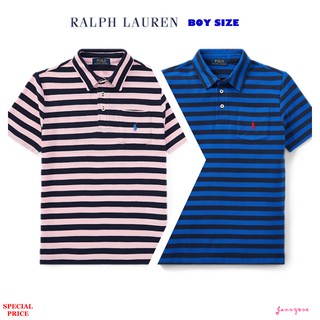 RALPH LAUREN FEATHERWEIGHT COTTON MESH POLO (BOY SIZE 8-20)