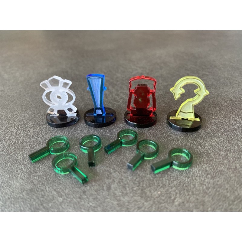 [Acrylic] Mansions of Madness Board Game [TH/EN]: Upgrade Token  - ชุดอัพเกรดโทเค่นสำหรับเกมคฤหาสน์ว