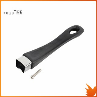อะไหล่ทดแทนมือจับสีดําสําหรับกระทะหม้อเครื่องครัว Bakelite – โปรปัง
