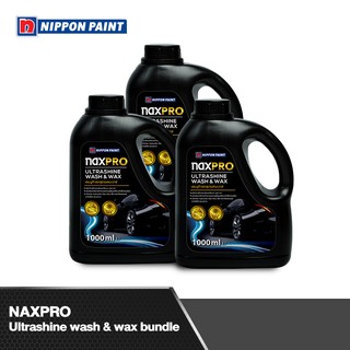 [Bundle Pack] NAXPRO เซ็ตแชมพูล้างรถ สูตรผสมแวกซ์ 3 ขวด