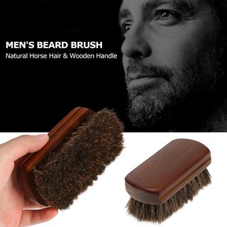 Men s Beard Brush แปรงโกงหนวดขนแปรงธรรมชาติ Hair Hair Brushing Facial Hair Brush