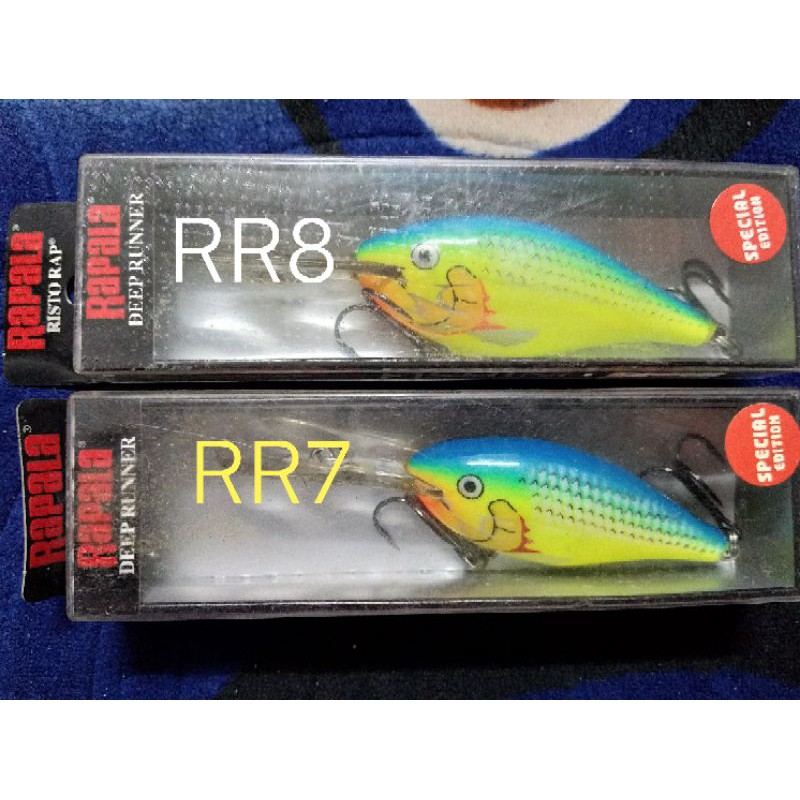 [ Rapala ] เหยื่อตกปลา Risto Rap RR7 &amp; RR8