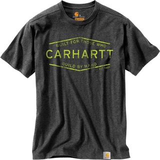 Carhartt เสื้อยืดลําลอง แขนสั้น คอกลม พิมพ์ลายตัวอักษร ทรงหลวม สไตล์คลาสสิก สําหรับผู้ชาย 3970710