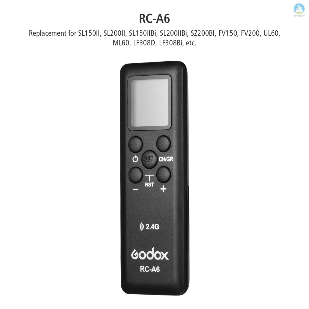 Godox Rc-A6 รีโมทควบคุม 2.4Ghz ไร้สาย 32 ช่อง 16 กลุ่มสําหรับ Godox ...
