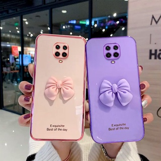 เคสโทรศัพท์มือถือ TPU นิ่ม ป้องกันกล้อง ลายผีเสื้อ หรูหรา สําหรับ Xiaomi Redmi Note 9 Note 9s