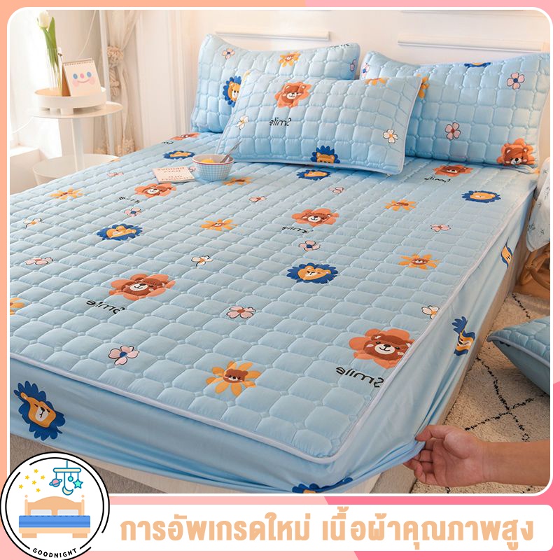 ผ้าปูที่นอนกันไรฝุ่น ผ้าปูที่นอน6ฟุต รัดมุมรอบเตียง มี3.5ฟุต/5ฟุต/6ฟุตรัดมุมรอบเตียง360องศา สีไม่ตกไม่เป็นขุยพร้อมส่ง