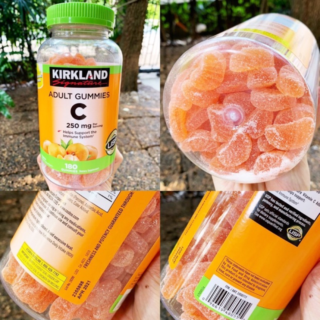 เม็ด   Kirkland Adult Gummies C 250 mg 180 เม็ด Vitamin C วิตามิน