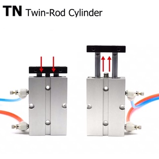 กระบอกลม TN 20x20 Twin-rod cylinder