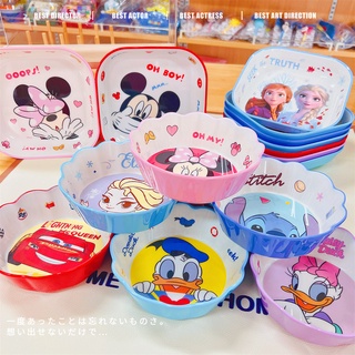 ถ้วยเมลามีน ถ้วยลายการ์ตูน Disney ช้อนส้อมเด็ก