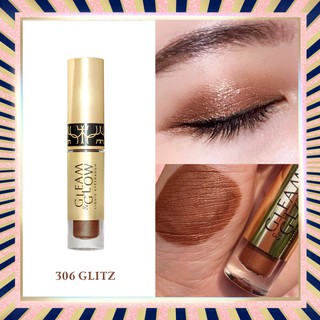 306 GLITZ SIXTORY Gleam &amp; Glow Liquid Eyeshadow เบาสบาย ติดทนยาวนาน 16 ขม. ไม่ตกร่อง ไม่หลุดร่วงง่าย (ลิควิด อายแชโดว์)