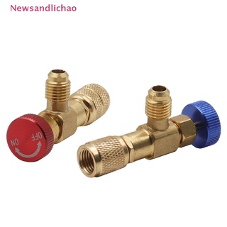 Newsandlichao อะแดปเตอร์วาล์วนิรภัย R410A R22 1/4 นิ้ว สําหรับเครื่องปรับอากาศ Nice410a