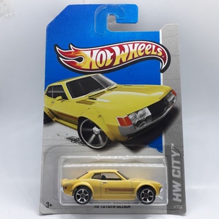 รถเหล็ก Hotwheels 70 TOYOTA CELICA สีเหลือง (ib21)