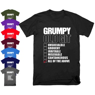 รายละเอียดเกี่ยวกับ Grumpy เก่า Git รายการตรวจสอบเสื้อยืดตลกของขวัญวันเกิดพ่อพ่อปู่ S - 5XL LmT