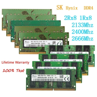 Sk Hynix หน่วยความจําแล็ปท็อป 4 Gb / 8 Gb / 16 Gb Pc4 1Rx8 2133 Mhz / 2400 / 2666 Ddr4 2133 Hz / Ram