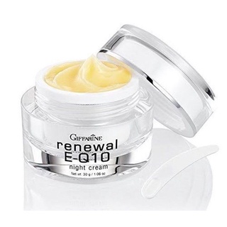 รีนิวเวิล อี คิวเทน ไนท์ ครีม กิฟฟารีน Renewal E-Q10 Night Cream  ครีมบำรุงผิวหน้า และรอบดวงตา