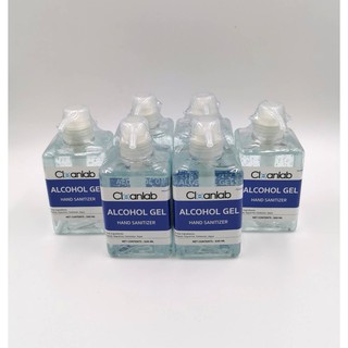 CLEANLAB Alcohol Gel Hand Sanitizer แอลกอฮอล์เจล Pharma Grade from Ethyl Alcohol 500ml x 6ขวด