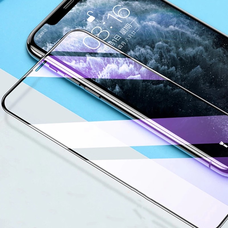 ฟิล์มกระจกนิรภัยกันรอยหน้าจอ 9H สําหรับ iPhone 14 13 12 Pro MAX 11 Pro MAX X XS MAX XR #7