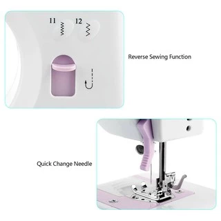 จักรเย็บผ้าไฟฟ้าไร้สาย12 ตะเข็บ Electric sewing machine ควบคุมความเร็วได้ 2 ระดับ