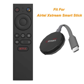 ใหม่ ของแท้ รีโมตคอนโทรล Google Assistant สําหรับเครื่องสตรีมสื่อ Airtel Xstream Smart Stick HP2707