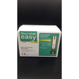 สมาพันธ์ แผ่น GLUCOCHEK EASY PRO TEST STRIP 25S