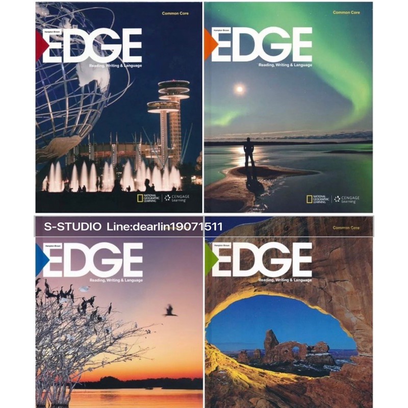 EDGE Reading, Writing & Language A-D Interactive Practice Book Grade 9-12