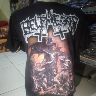 เสื้อยืดโลหะ พิมพ์ลาย Belphegor THE DEVILS สีดํา