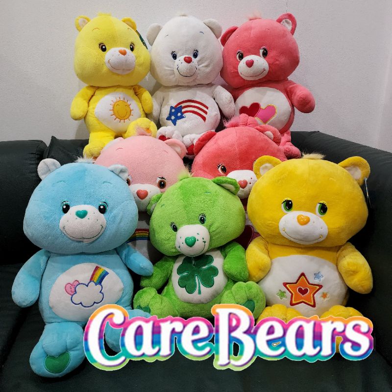 🧸 ตุ๊กตาหมี แคร์แบร์ Care Bears ลิขสิทธิ์แท้จากญี่ปุ่น ตัวใหญ่ ไซส์กอด