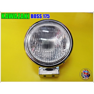 โคมไฟหน้า โคม กระโหลก จานฉาย ขนาด 6 นิ้ว สำหรับ KAWASAKI BOSS 175 Headlight