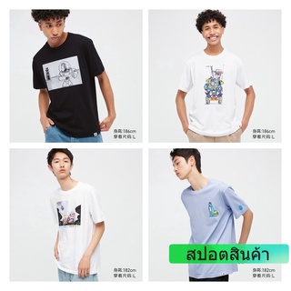 เสื้อยืดแฟชั่น¤₪Uniqlo UT เสื้อยืดแขนสั้น พิมพ์ลายแอนิเมชั่น Pixar สําหรับผู้ชาย และผู้หญิง 451864