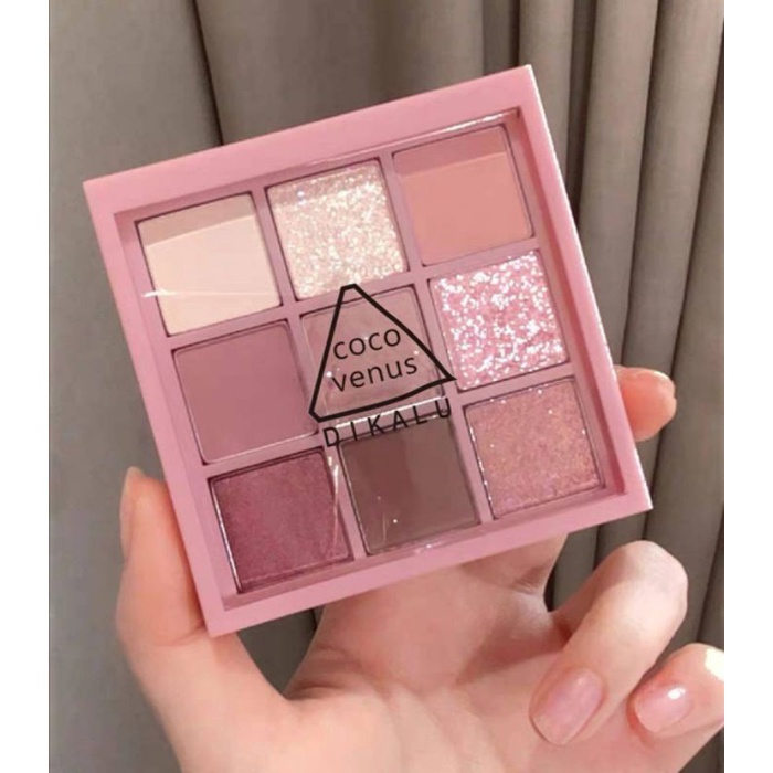 อายแชโดว์ ​พาเลท​ทาตา 9 เฉดสี​ Dikalu​ Eyeshadow เนื้อชิมเมอร์ เนื้อแมท พาเลตต์แต่งตา สีสวยมาก!! กันเหงื่อ ติดทนนาน